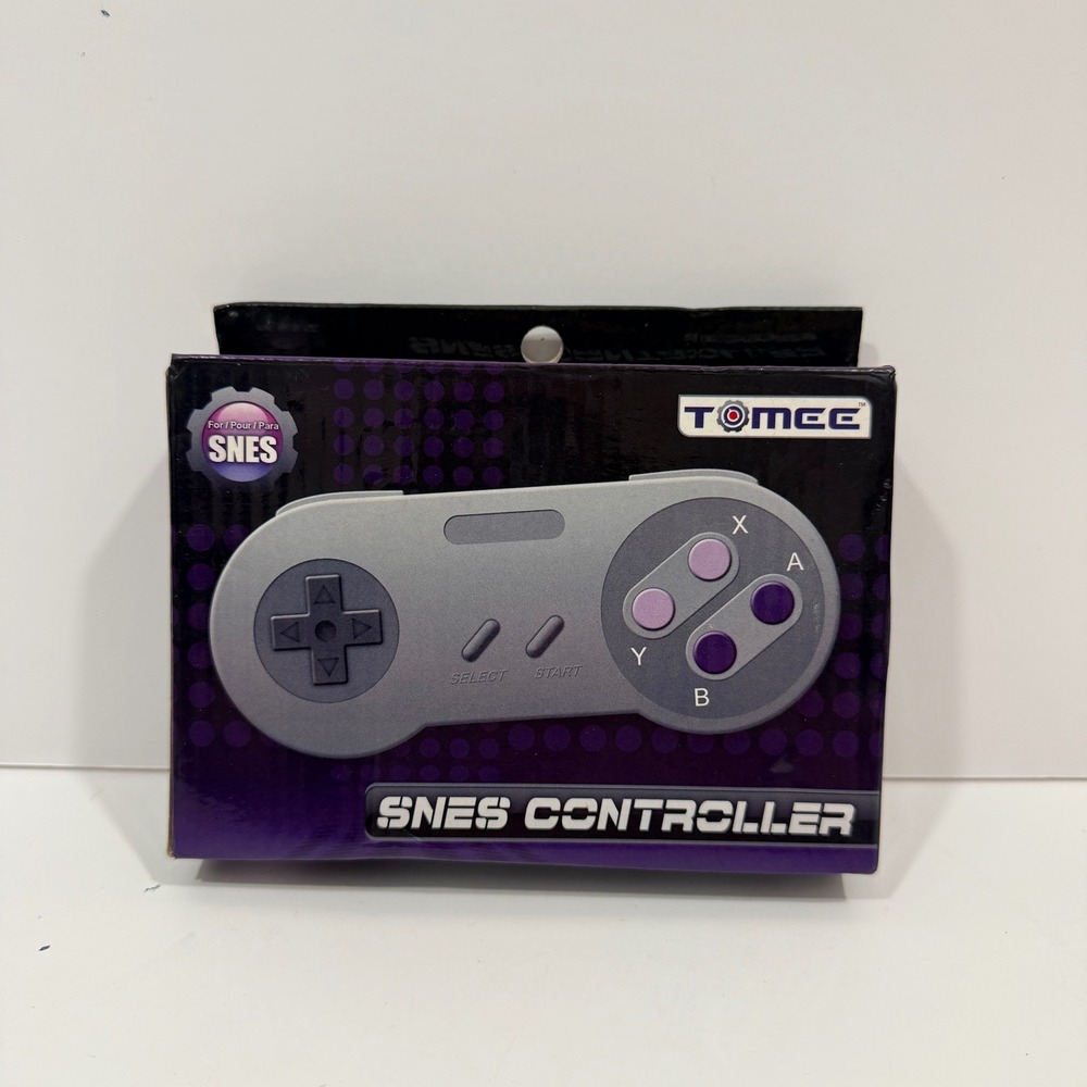 Tomee SNES Controller Unisex OS Gray New Wired Retro Gamepad 7-Pin